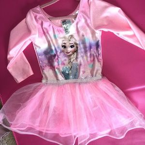 Frozen Leotard Tutu Dress
